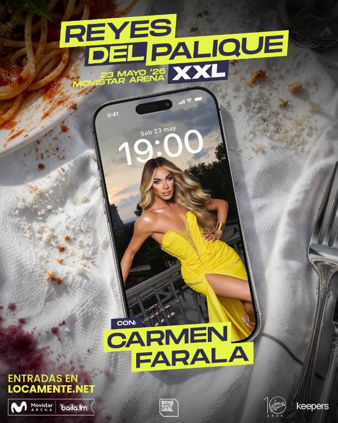 Carmen Farala — invitada a Reyes del Palique XXL